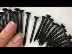 Papan Gypsum Sekrup Gipsum Benang Sekrup Kepala Terompet Datar Fosfat Hitam