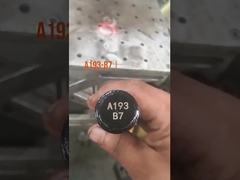 Berwarna Anodized Ptef Dilapisi Batang Berakhir Baut Batang Berulir Acme Dengan Kacang