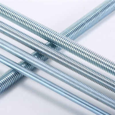 Kualitas  ISO9001 Gr8.8 Zinc Plated Thread Rods Galvanized Full Thread Bar Bolts pabrik