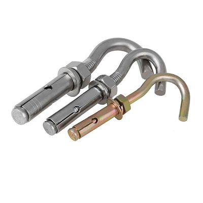 Kualitas  Ring Hook Concrete Sleeve J Type Expansion Anchor Bolts Zinc Plated Stainless Steel pabrik